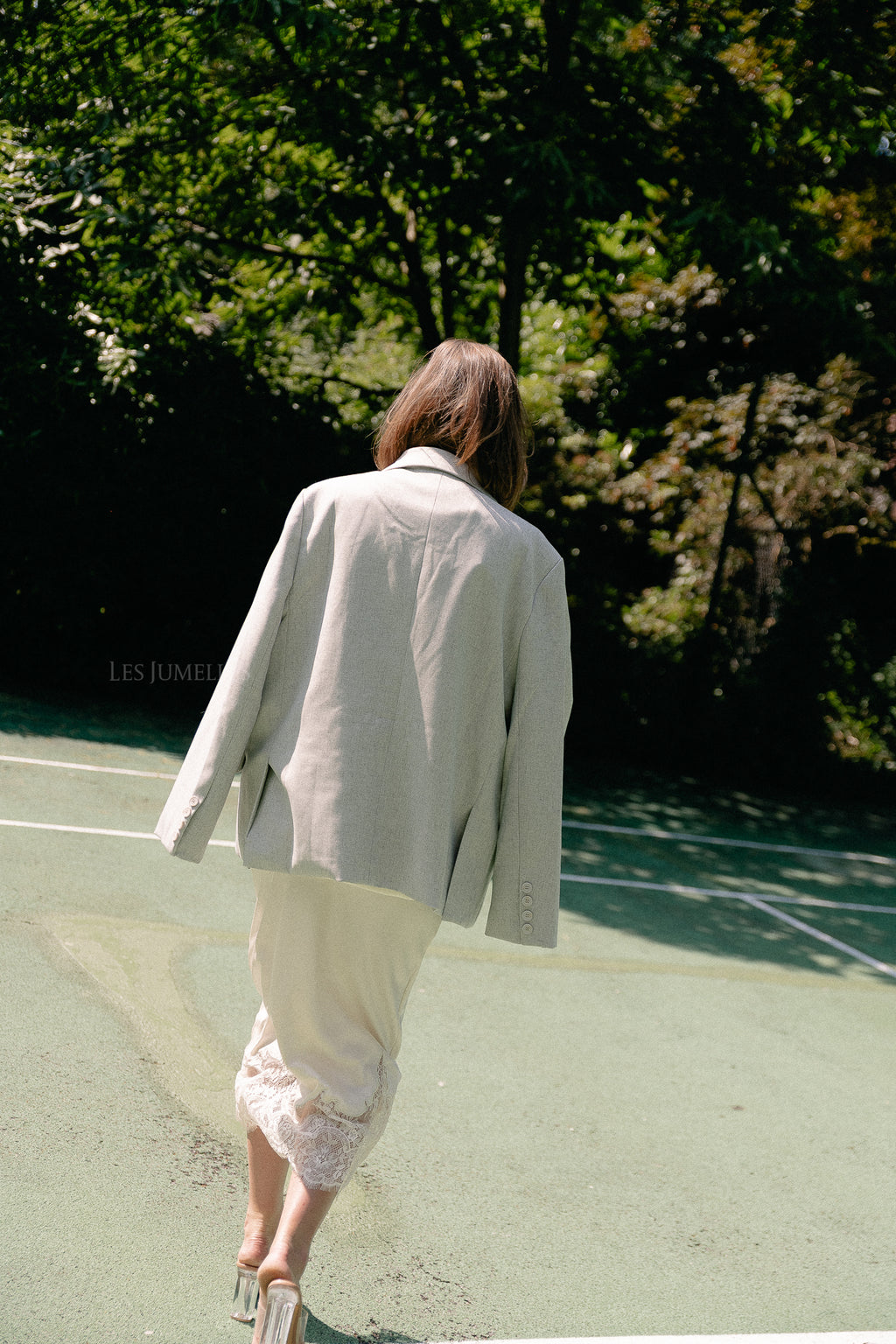 Laurie blazer light grey