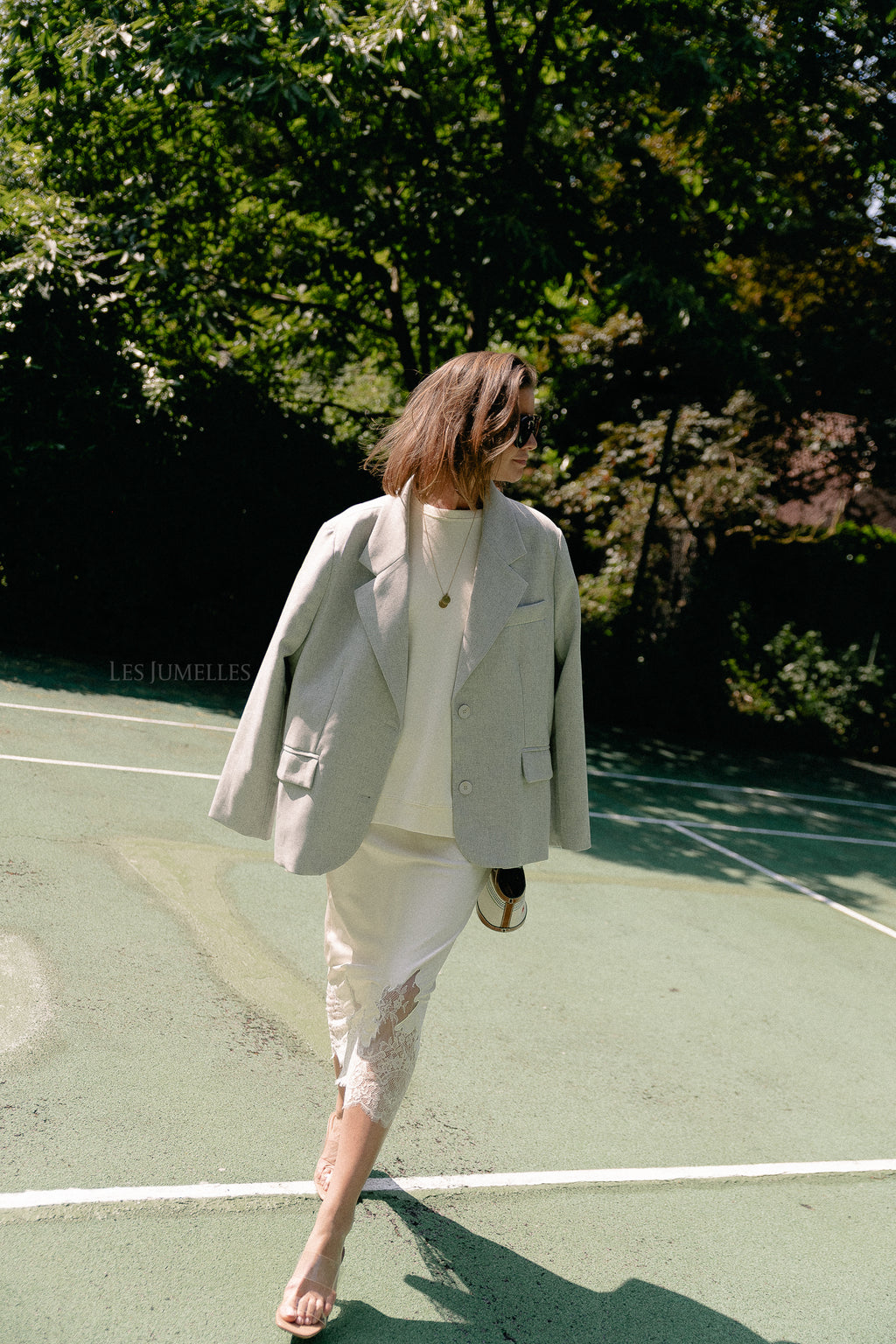 Laurie blazer light grey
