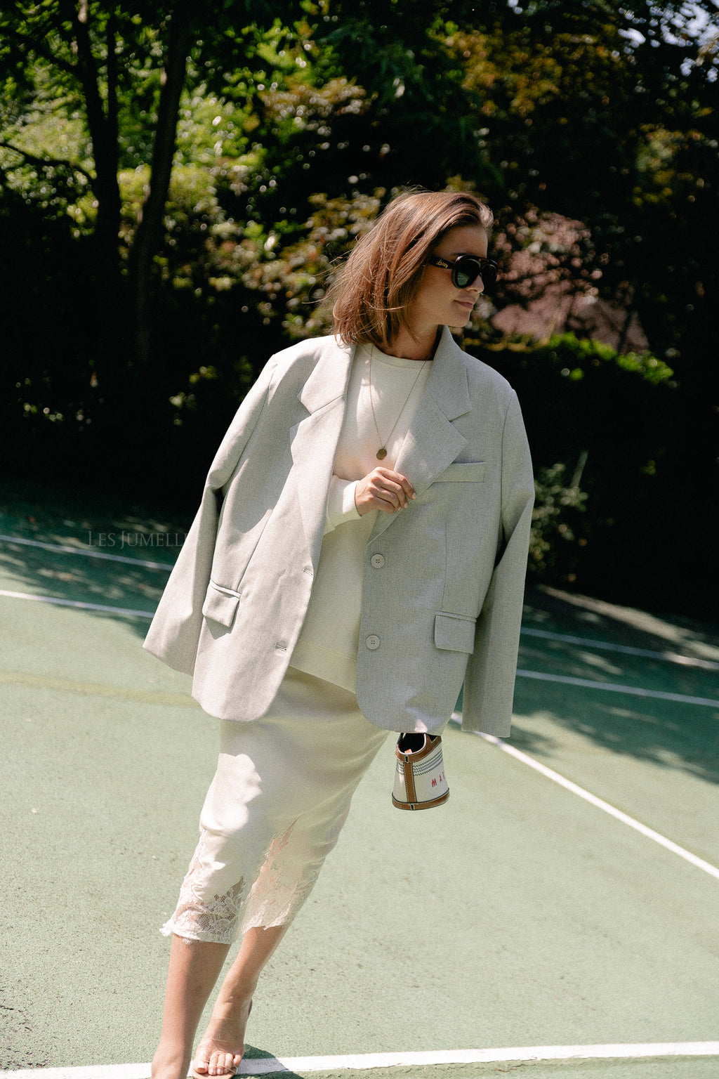 Laurie blazer light grey
