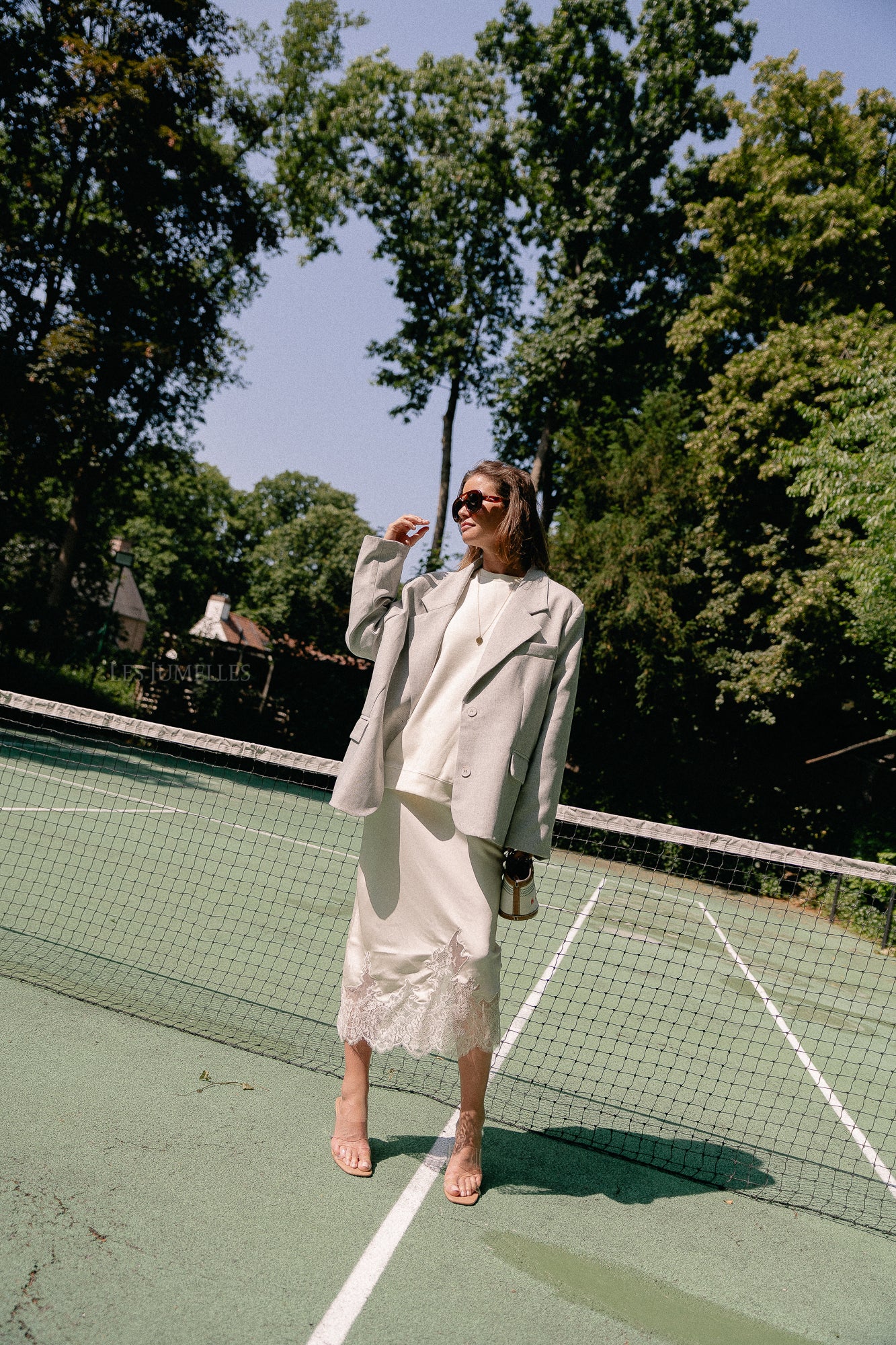 Blazer Laurie gris clair