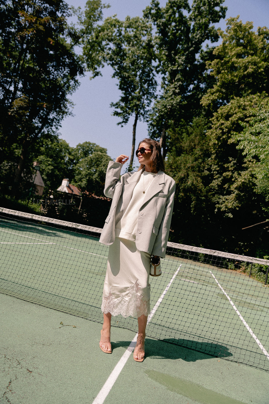 Laurie blazer light grey