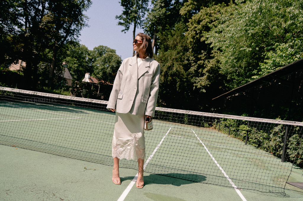 Laurie blazer light grey