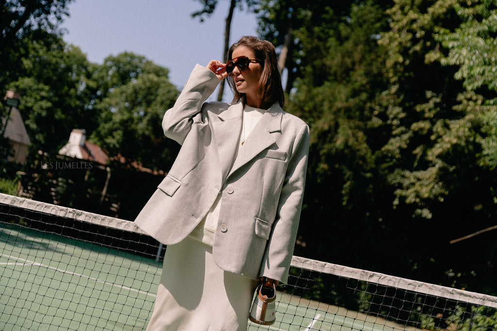 Laurie blazer light grey