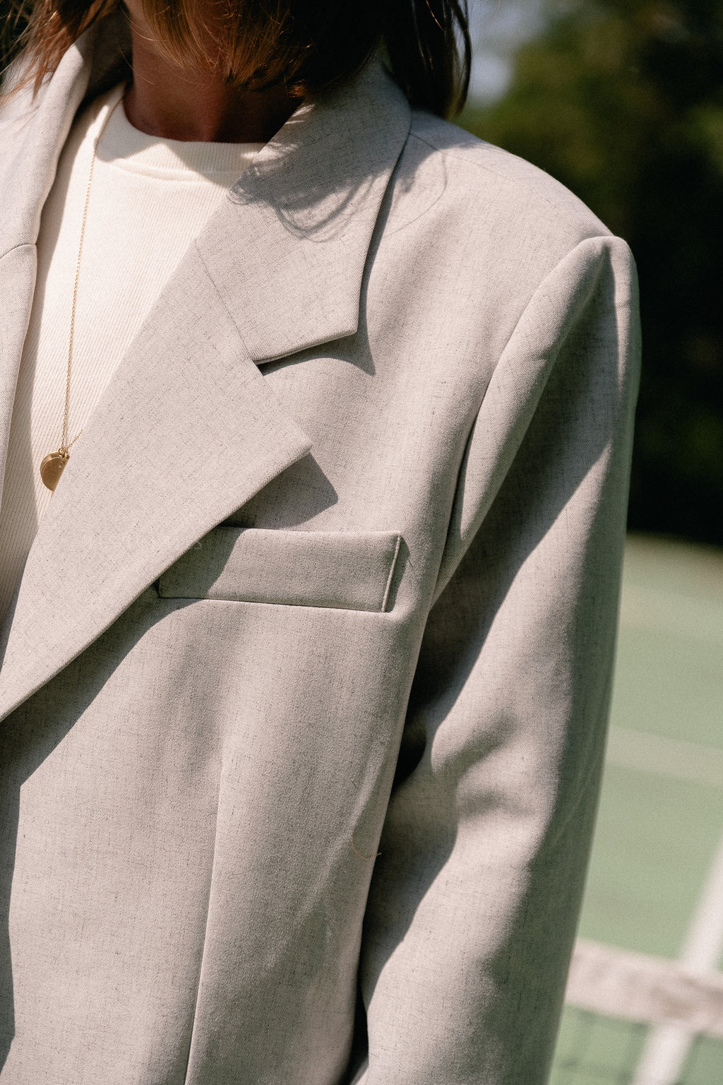 Laurie blazer light grey