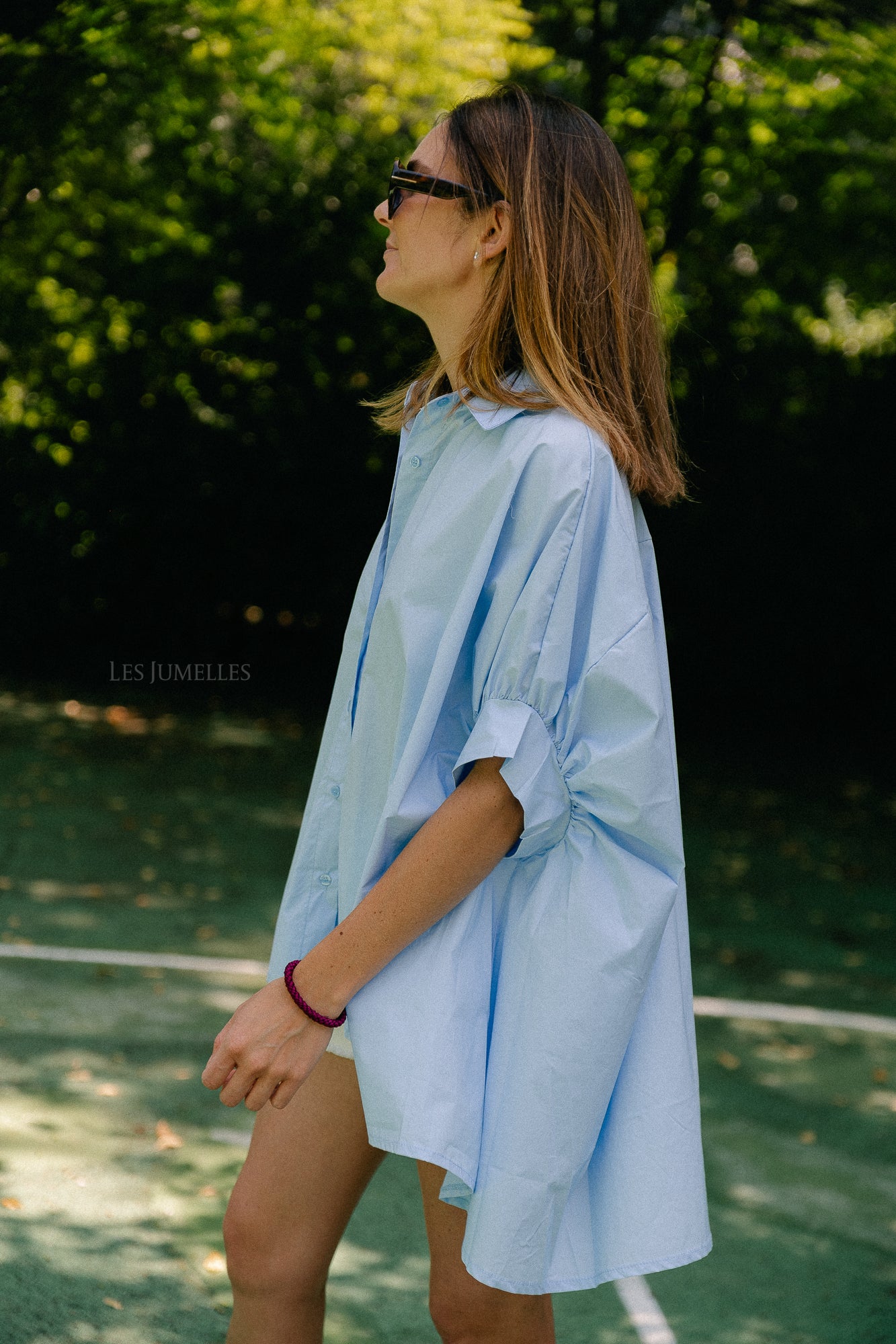 Cara SS blouse light blue
