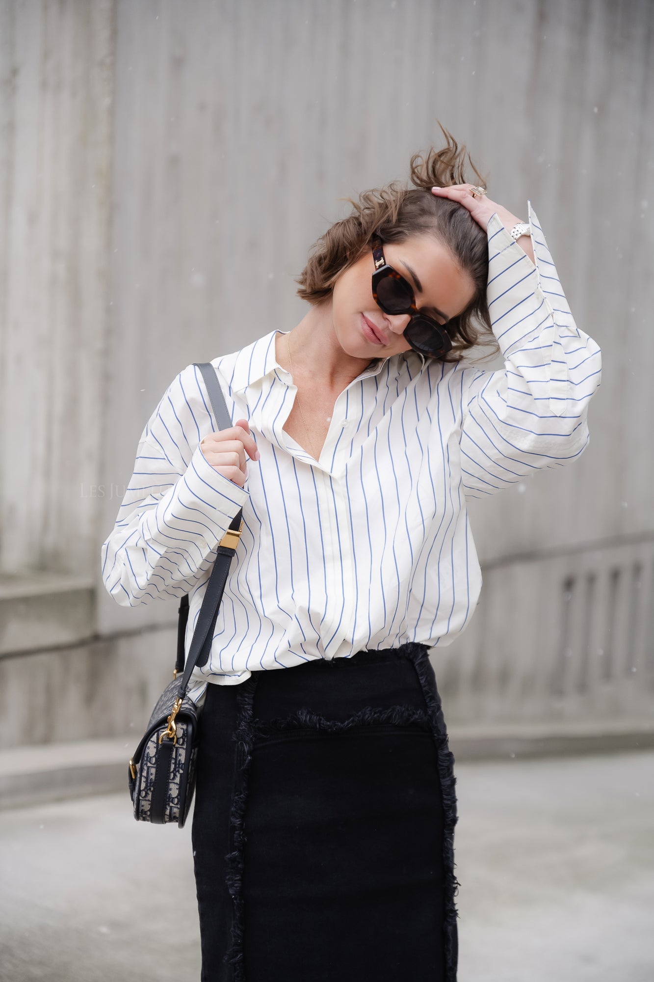 Julianna daily stripe blouse surf the web