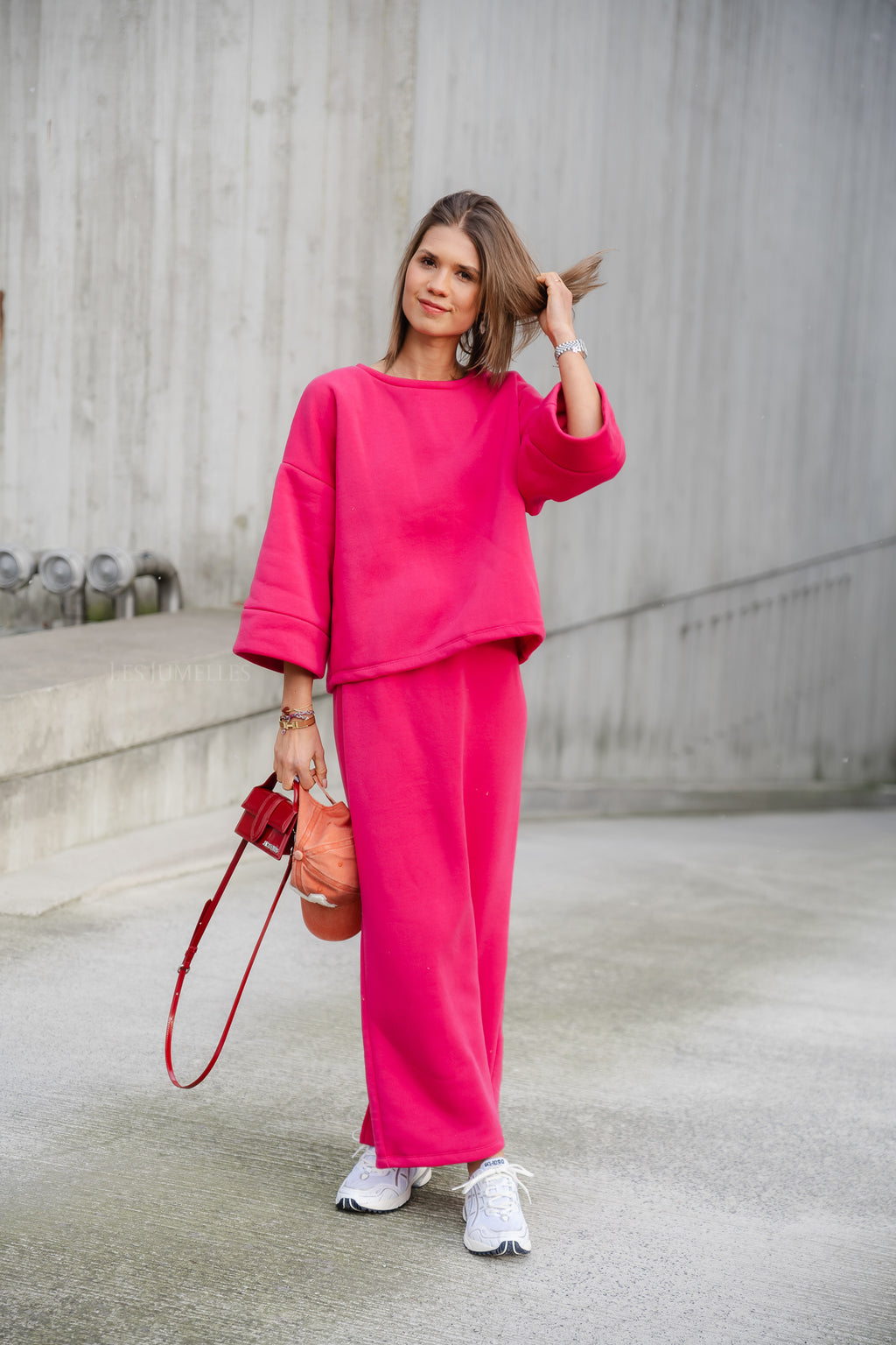 Annisa set fuchsia