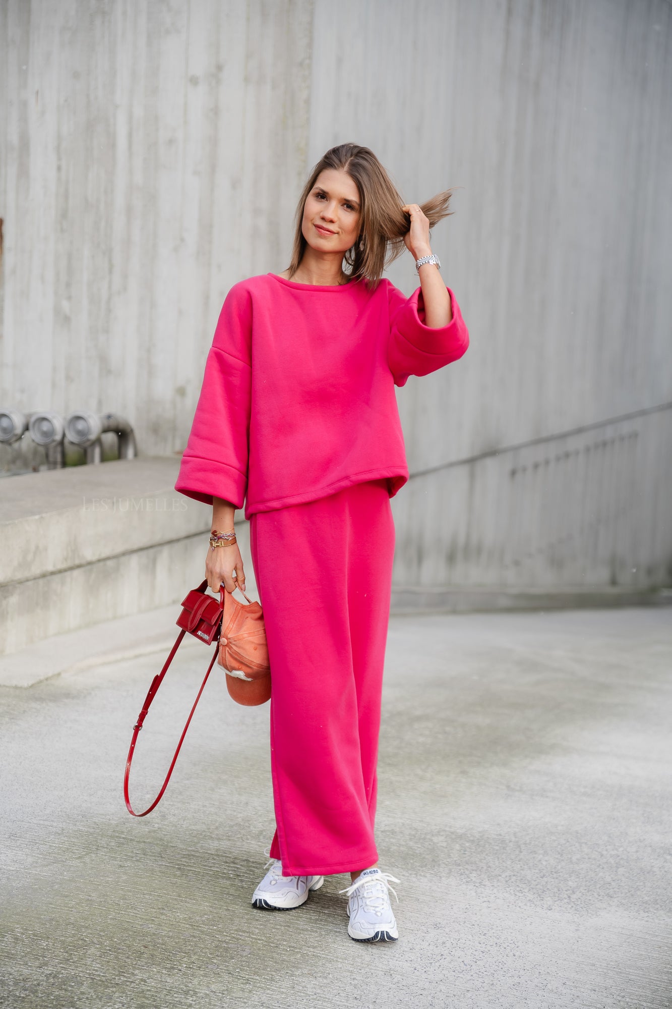 Annisa set fuchsia