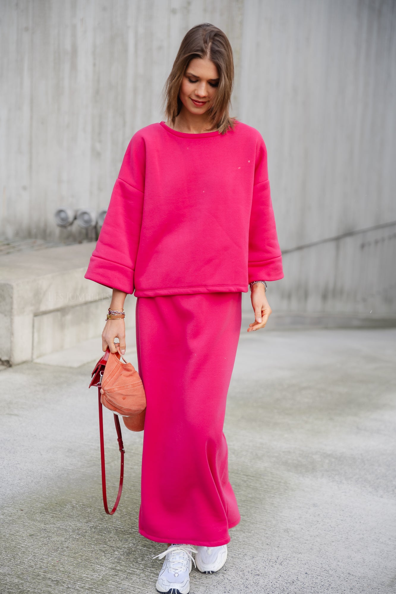 Annisa set fuchsia