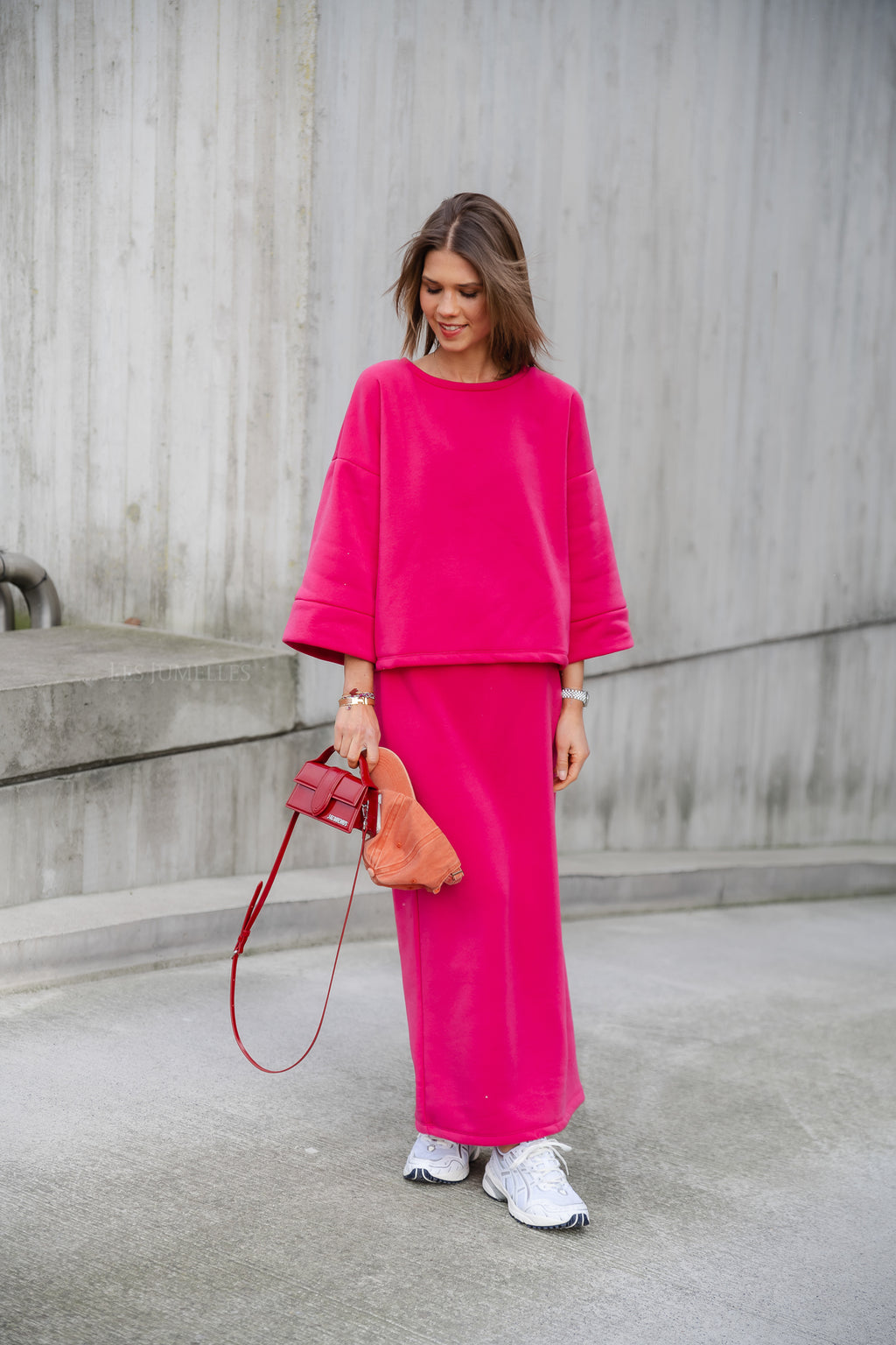 Annisa set fuchsia