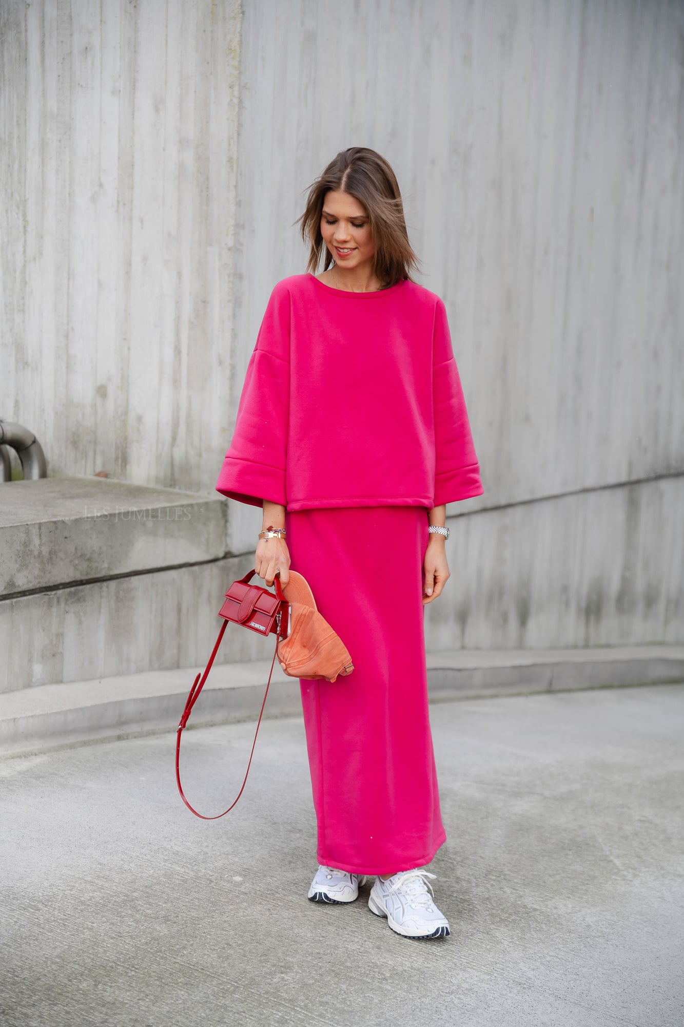 Annisa set fuchsia