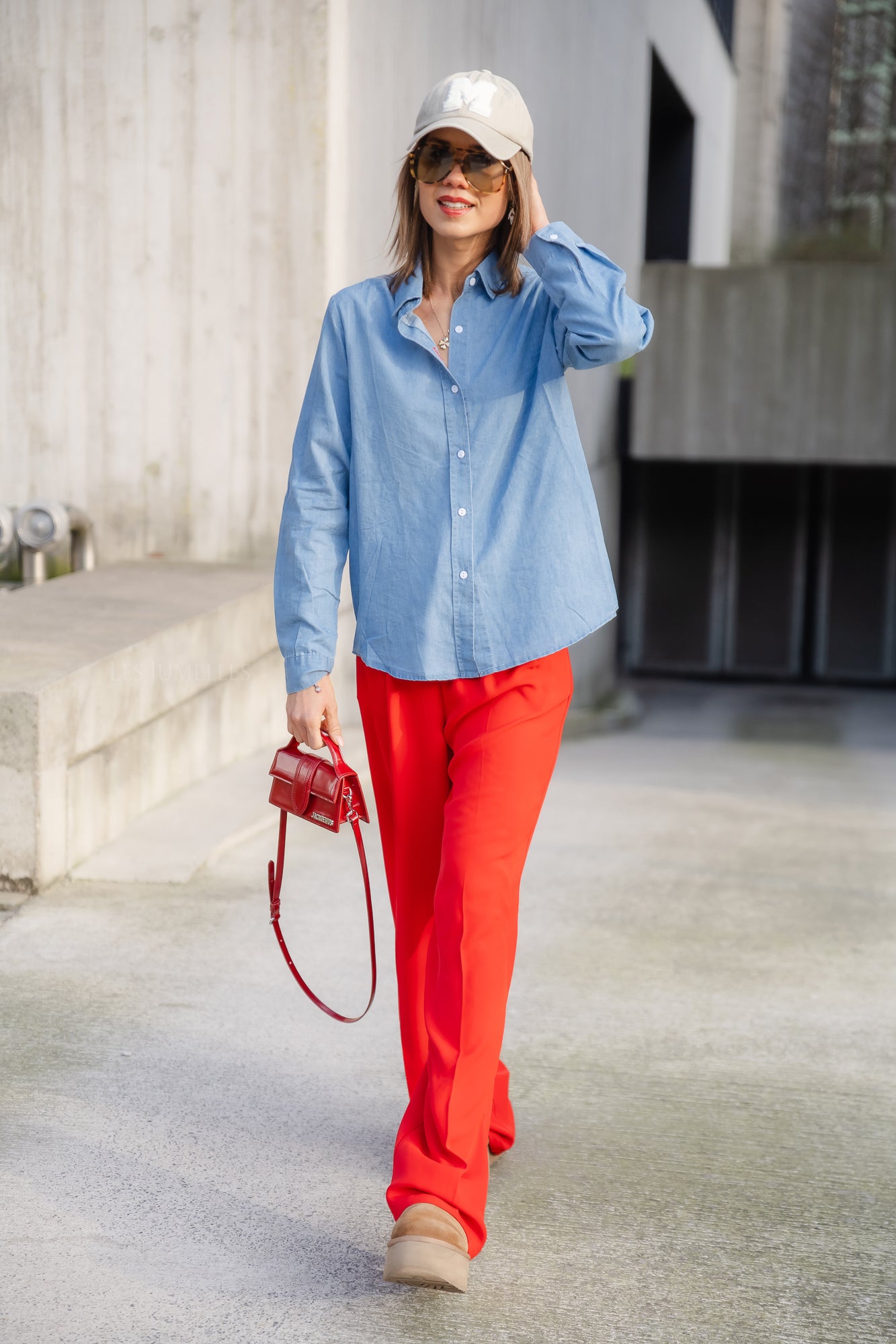 Florine trousers red