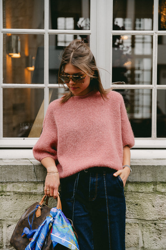 Les Jumelles Julie SL jumper old rose