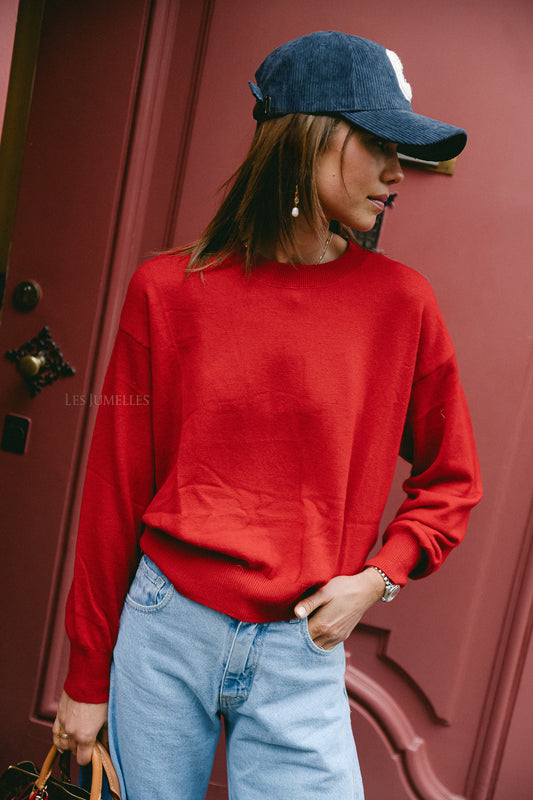 Les Jumelles Amelia jumper red