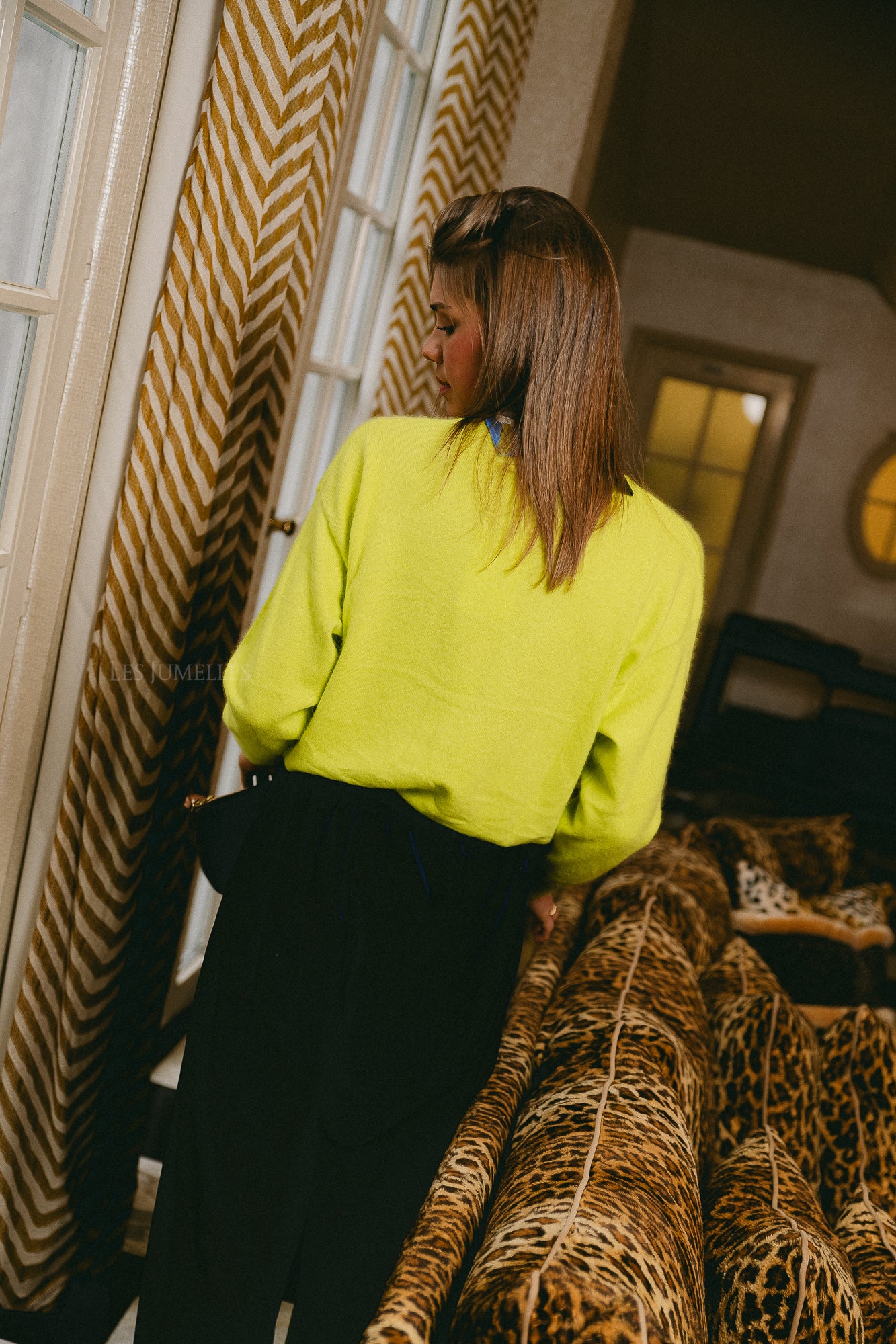 Amelia jumper neon lime