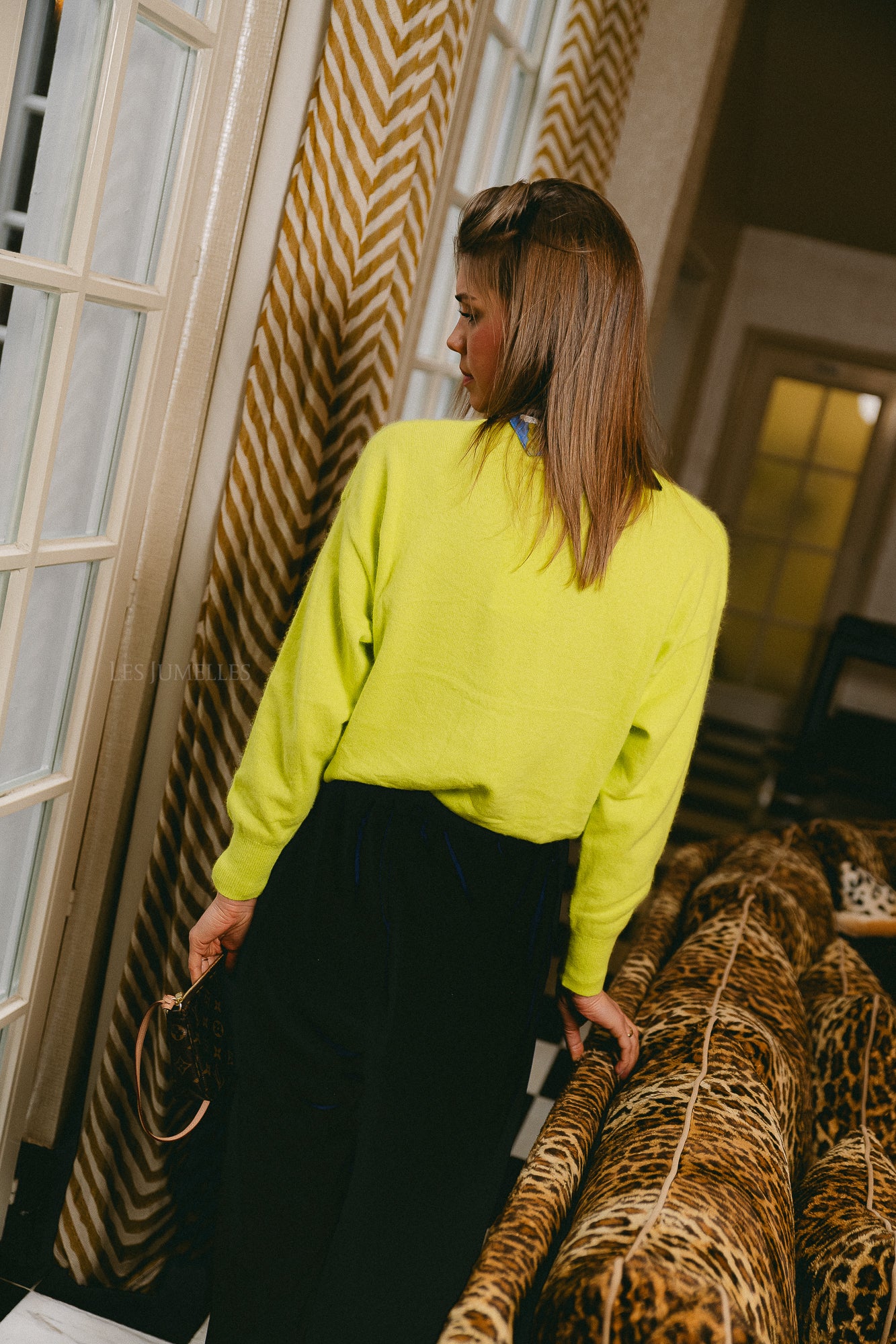 Amelia jumper neon lime