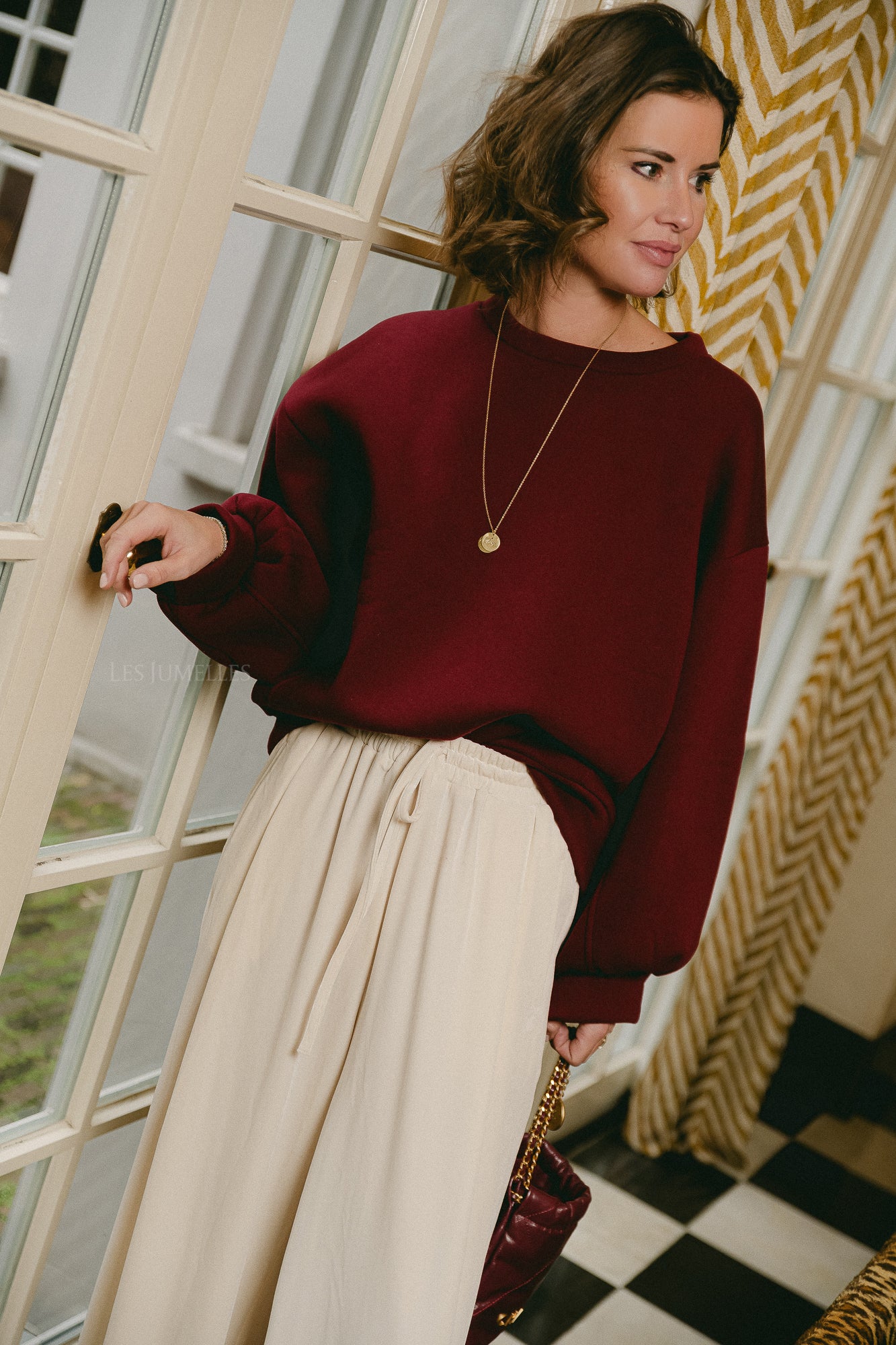 Stella sweater burgundy