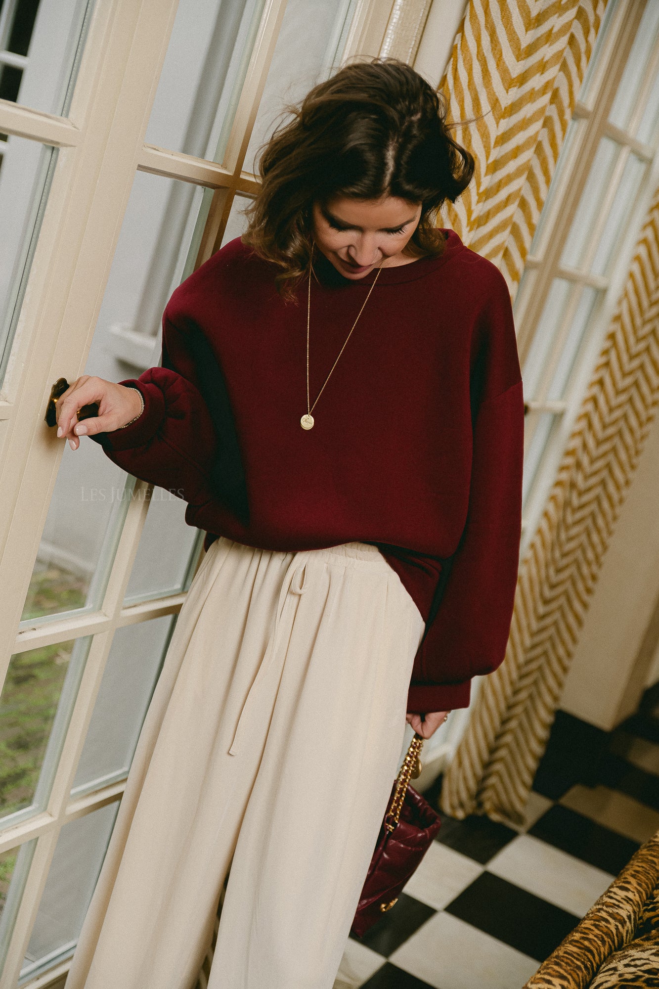 Stella sweater burgundy