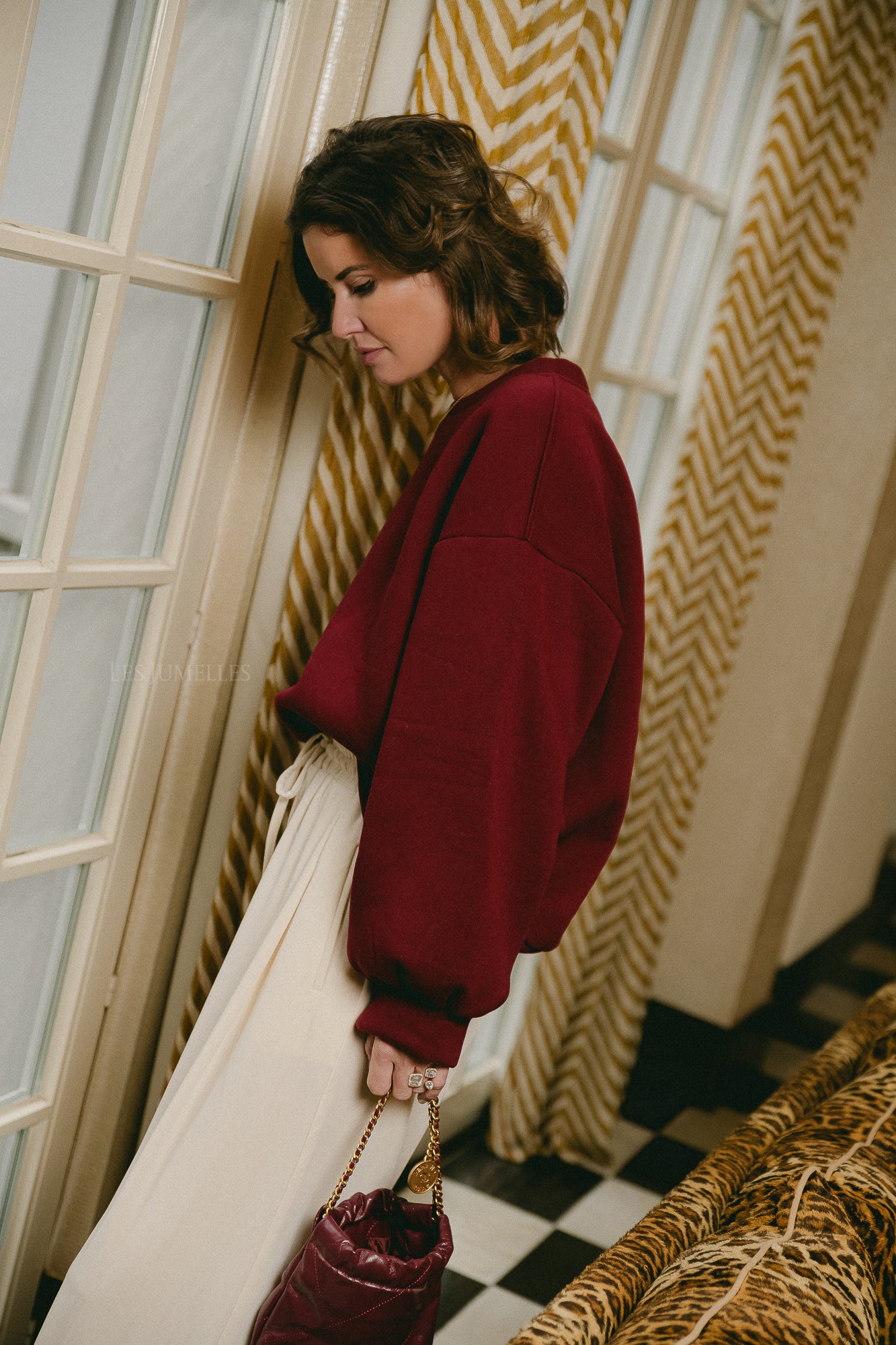 Stella sweater burgundy