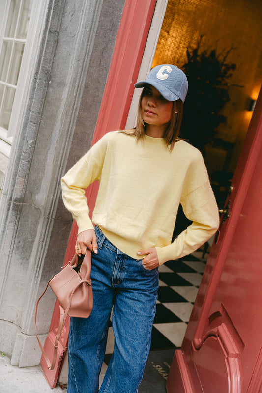 Les Jumelles Amelia jumper light yellow