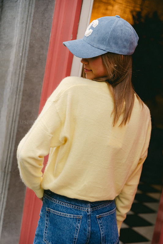 Les Jumelles Amelia jumper light yellow