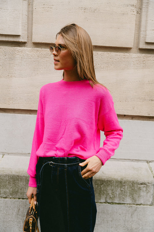 Les Jumelles Amelia jumper neon pink