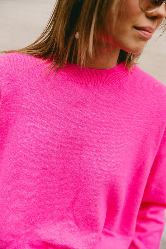 Les Jumelles Amelia jumper neon pink