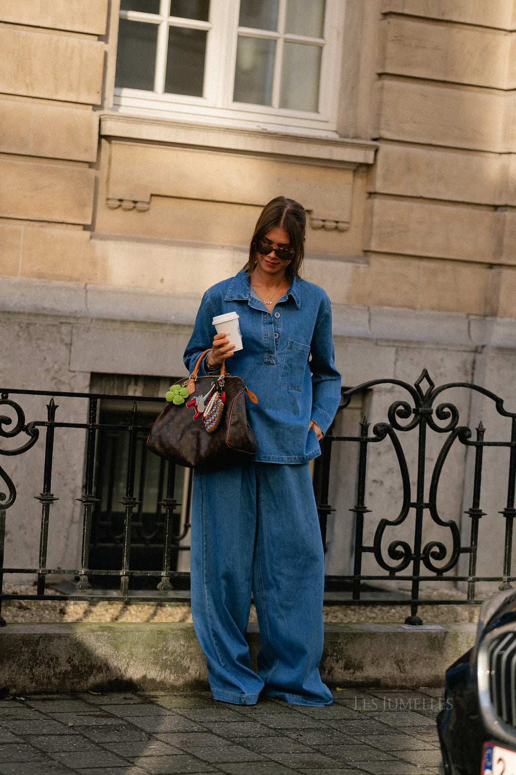 Amandine denim shirt mid blue