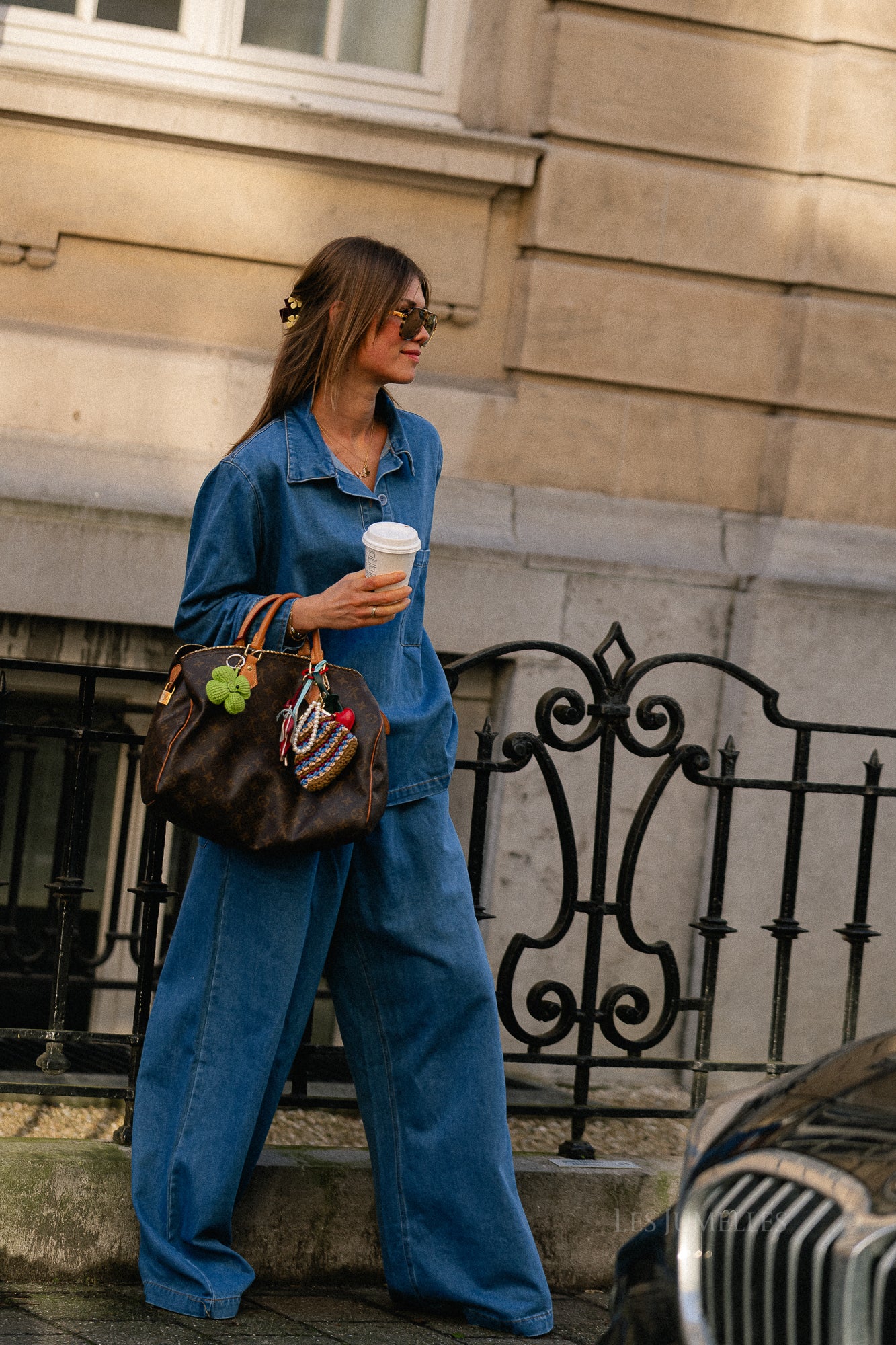 Amandine denim shirt mid blue