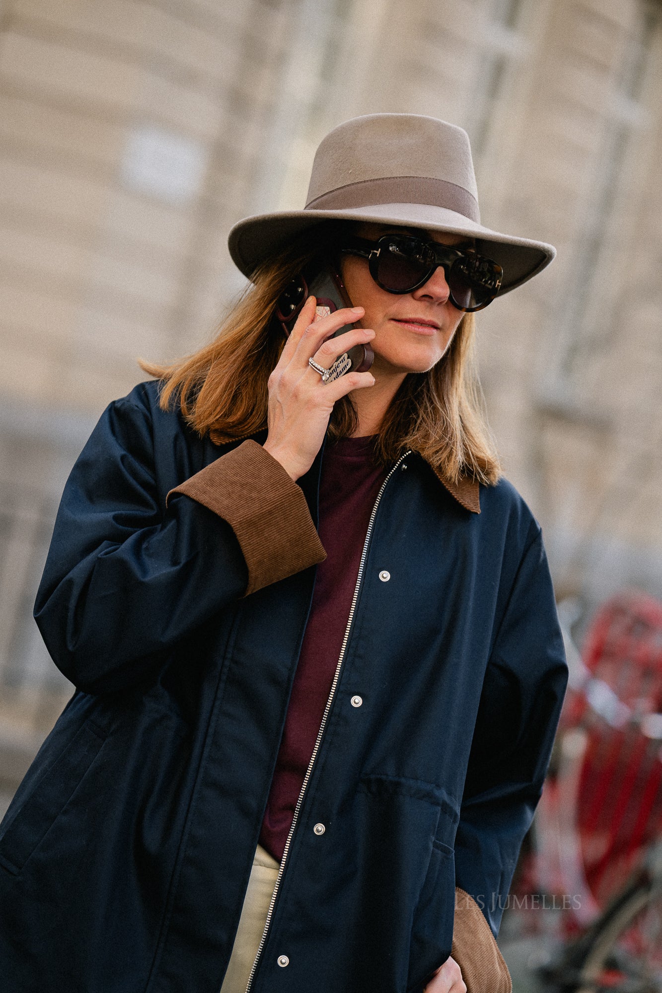 YASAnca Langarm-Parka Jacke Navy 