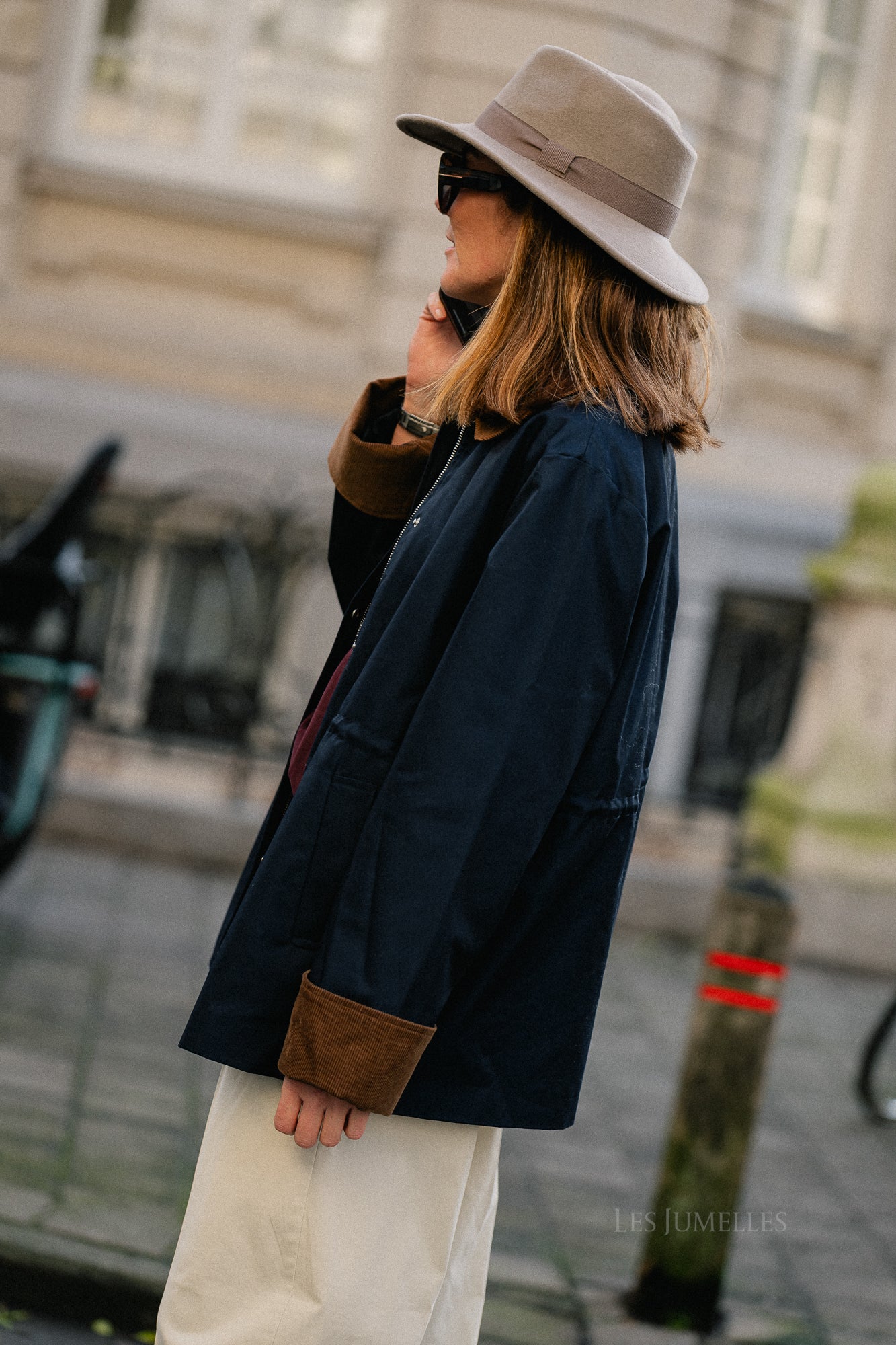 YASAnca Langarm-Parka Jacke Navy 