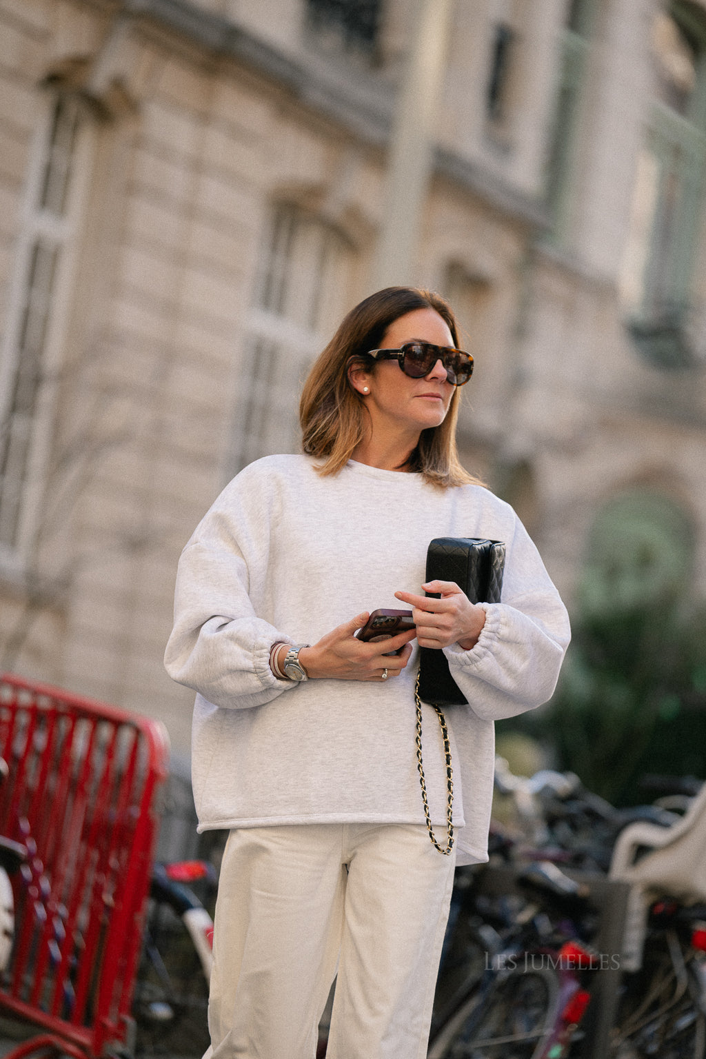 ORIGINAL 'Mommy' Sweater in Babyblau/ Hellgrau