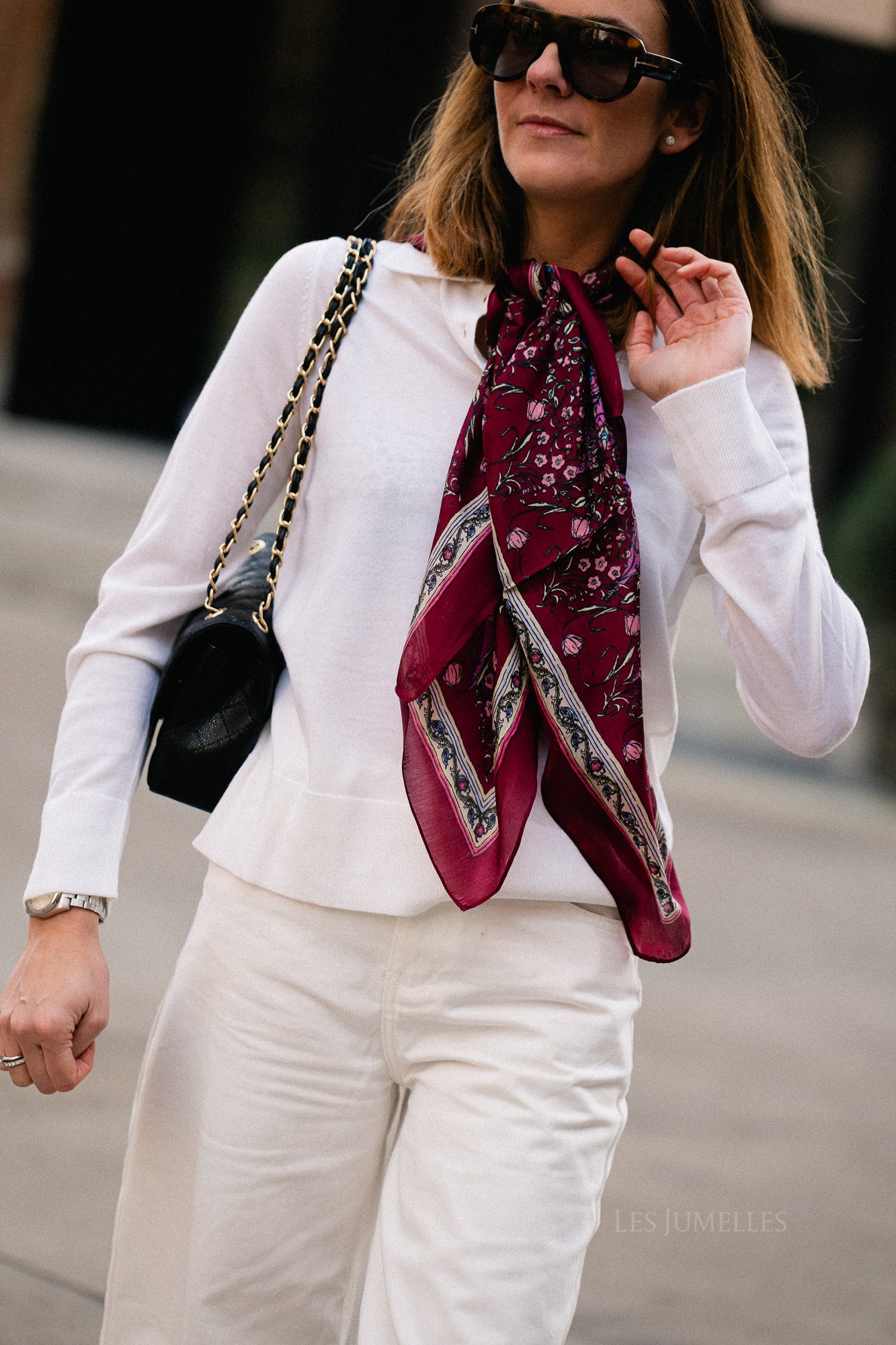 Gardenparty taby sia scarf vivacious pink