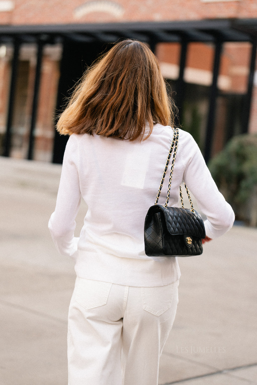 SLFThea LS knit merino collar neck egret