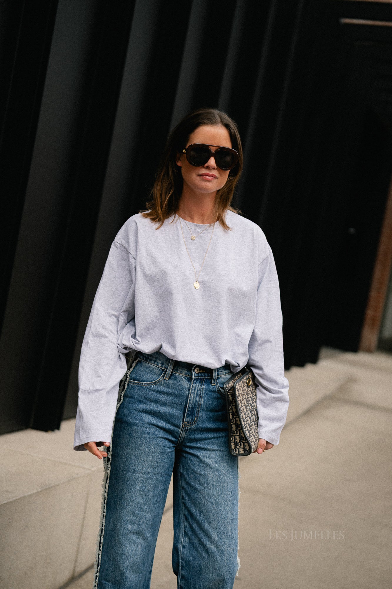 Gloria longsleeve light grey