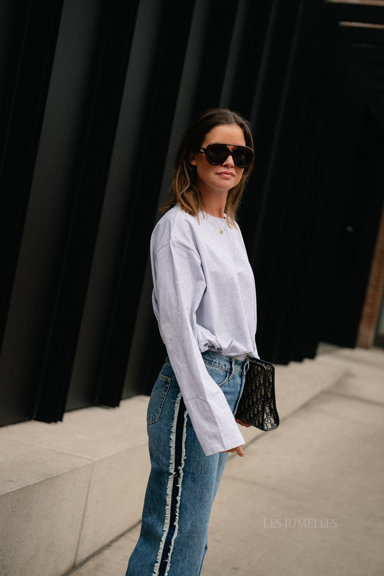 Gloria longsleeve light grey