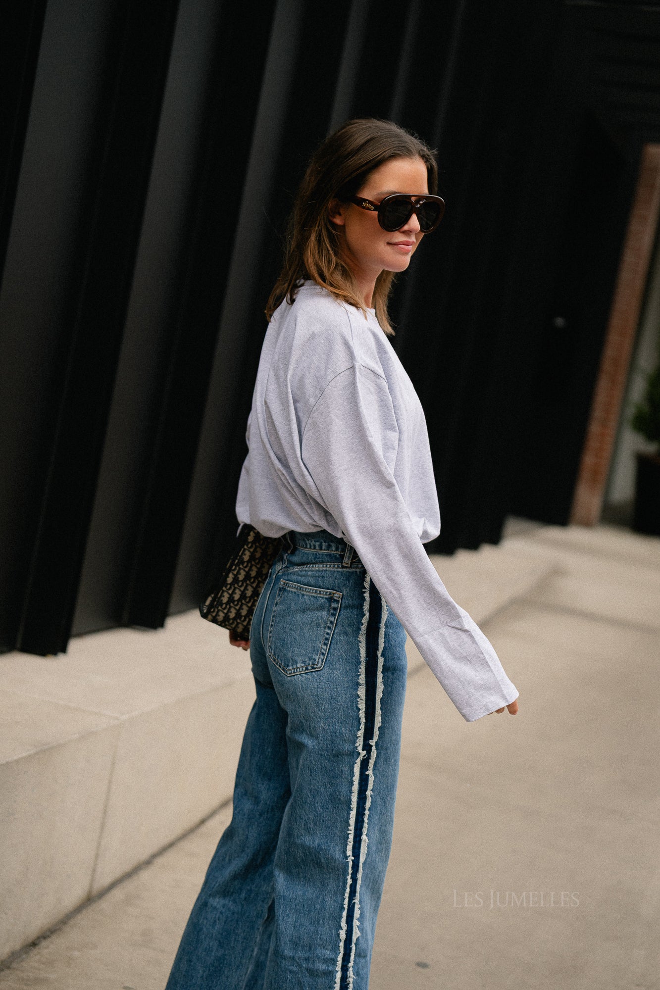 Gloria longsleeve light grey