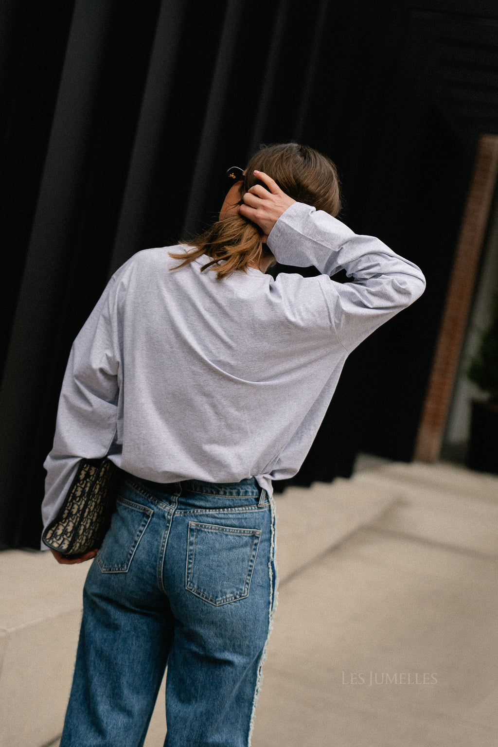 Gloria longsleeve light grey