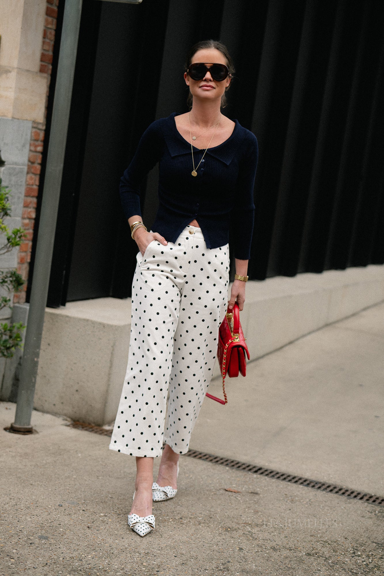 Clémentine ribbed longsleeve navy