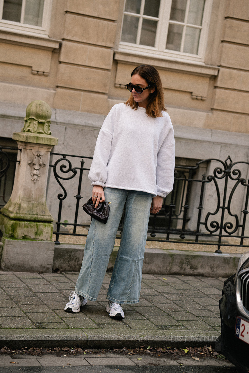 ORIGINAL 'Mommy' sweater roze/lichtgrijs