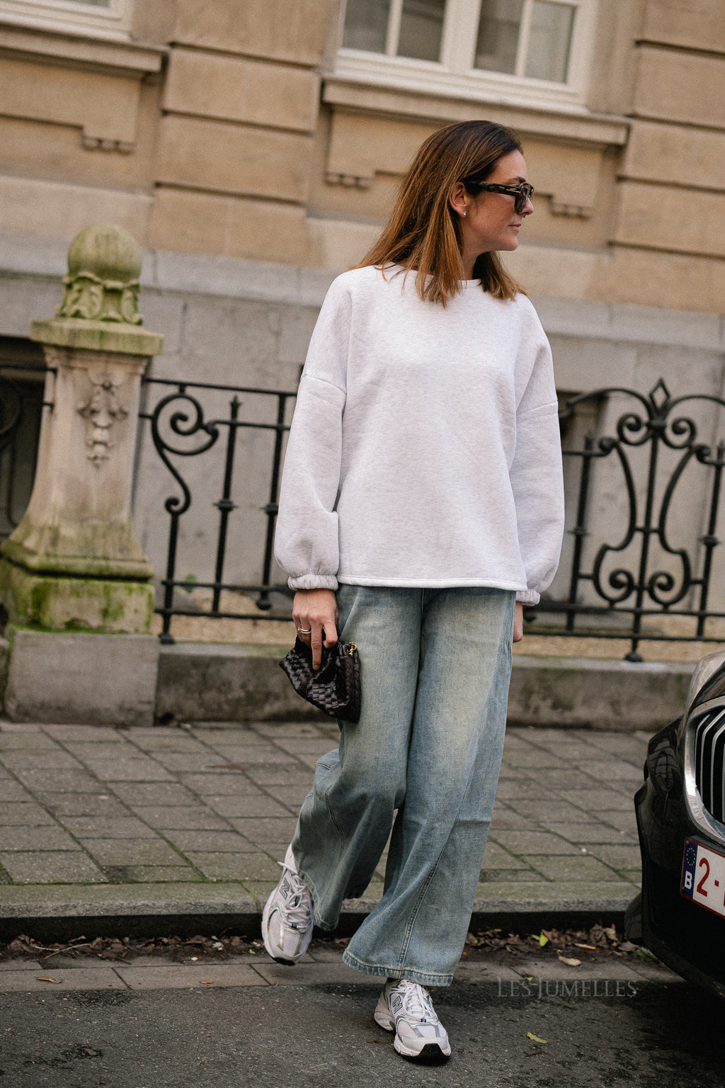 ORIGINAL 'Mommy' sweater roze/lichtgrijs