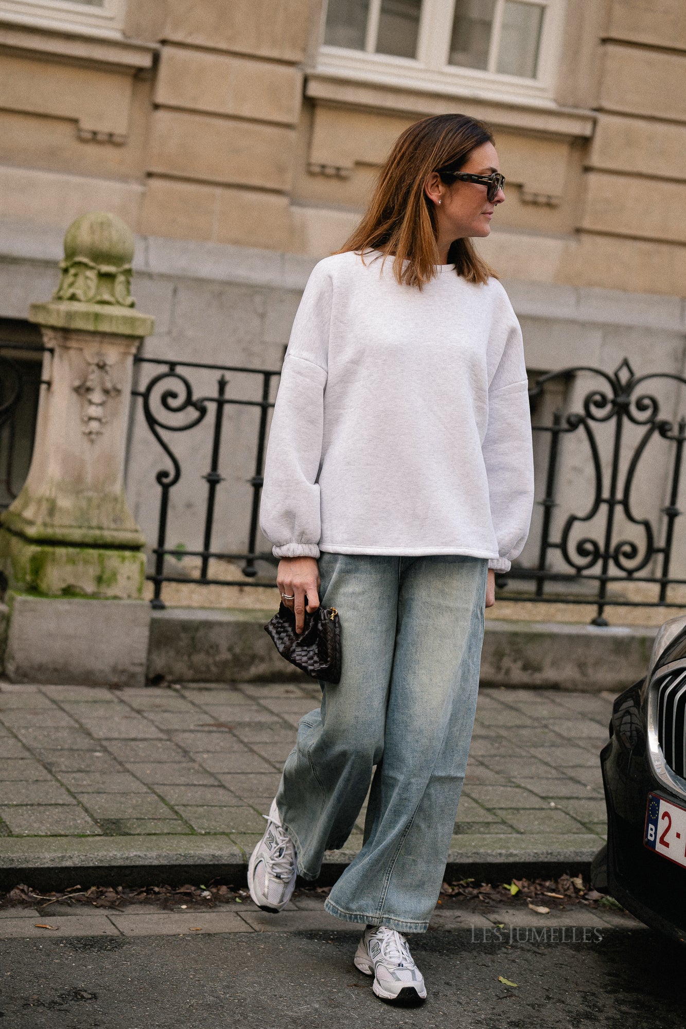 ORIGINAL 'Mommy' sweater roze/lichtgrijs