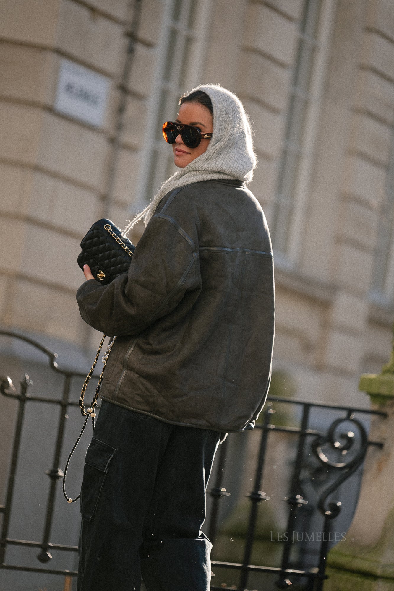 Tori reversible jas antraciet