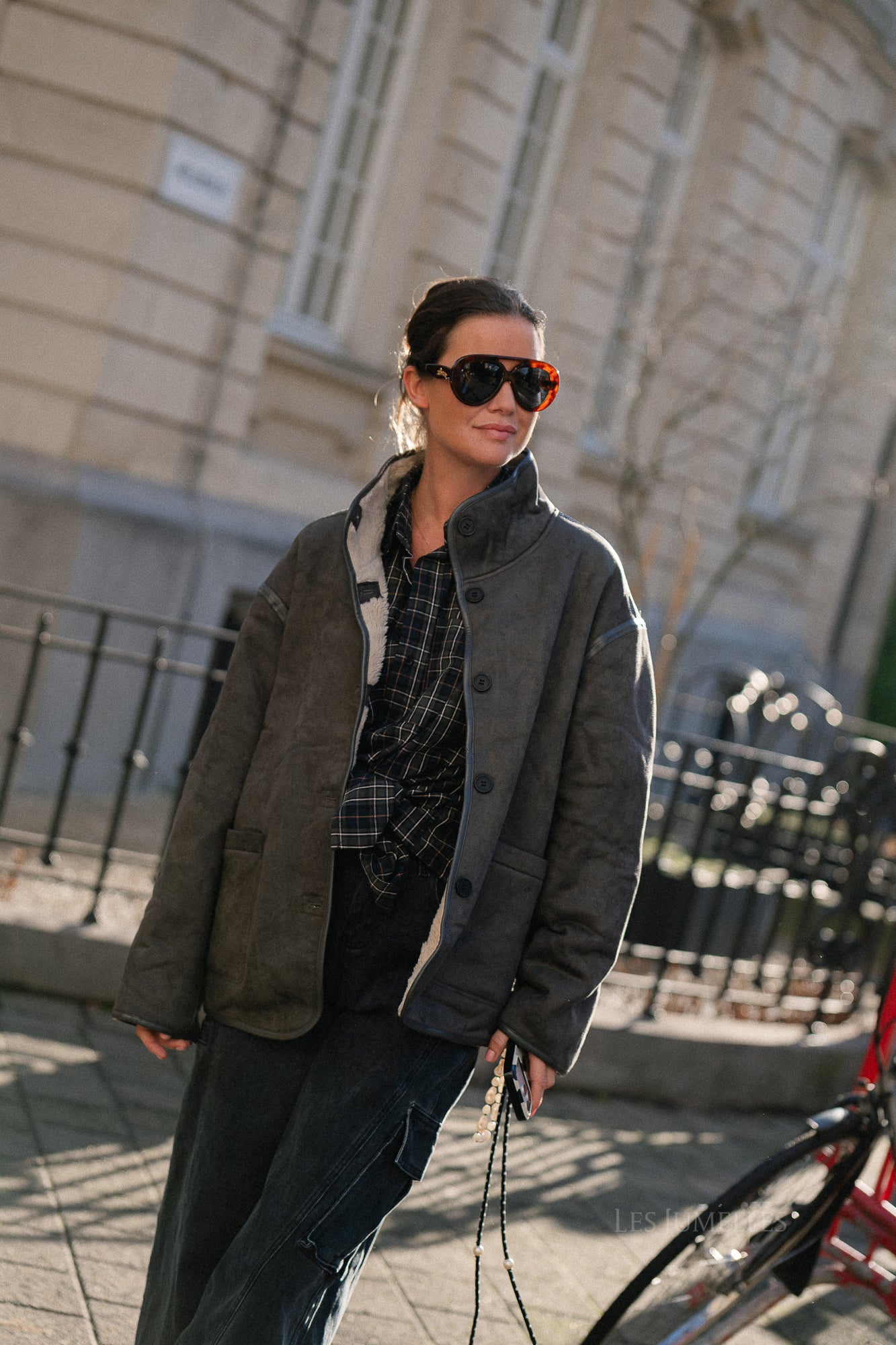 Tori reversible jacket anthracite – Les Jumelles