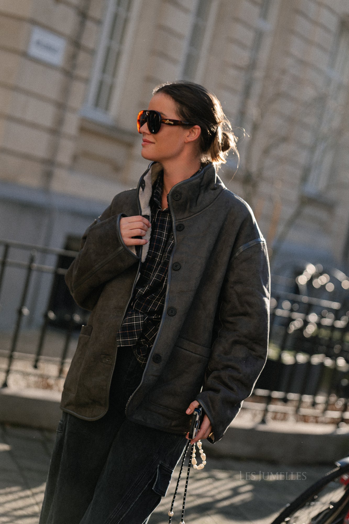 Tori reversible jas antraciet