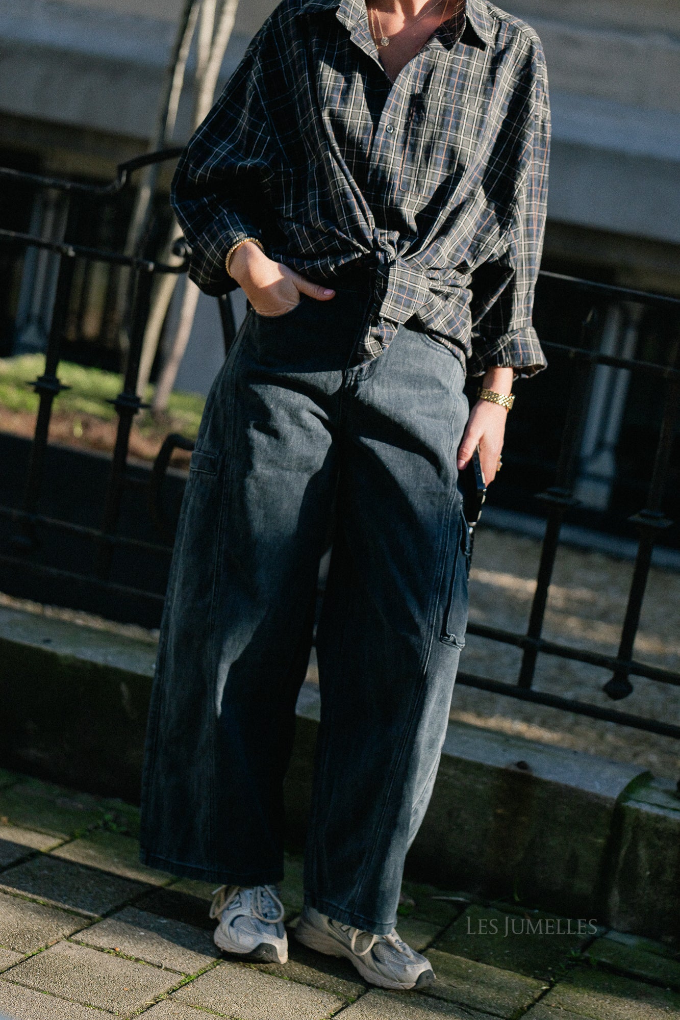 Alice cargo jeans washed night sky