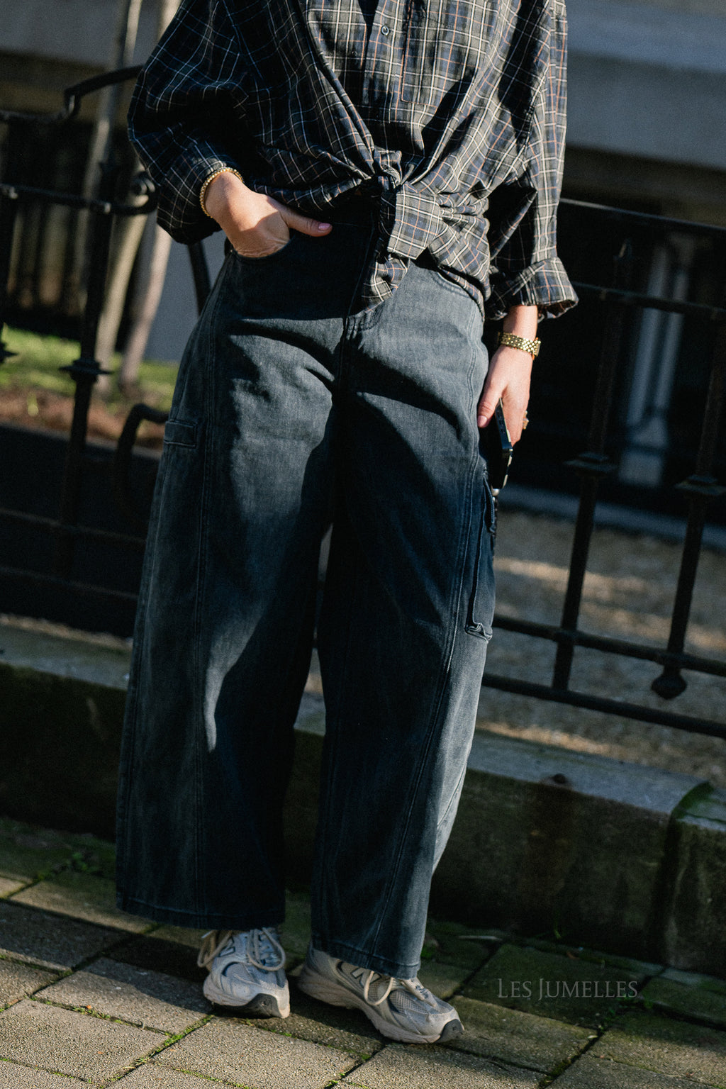 Alice cargo jeans washed night sky