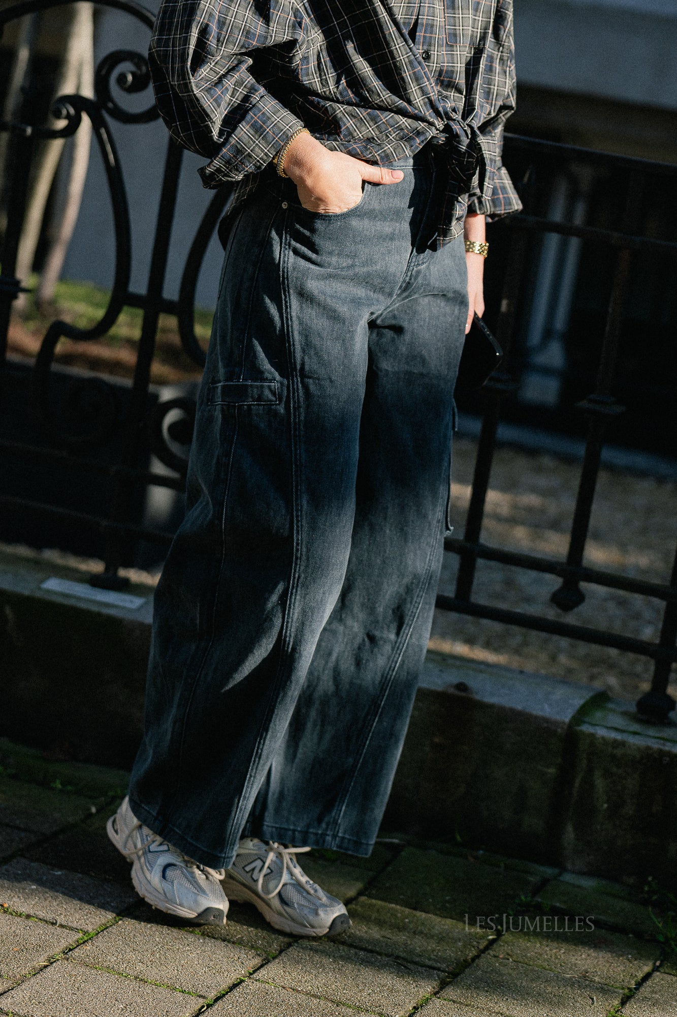 Alice cargo jeans washed night sky