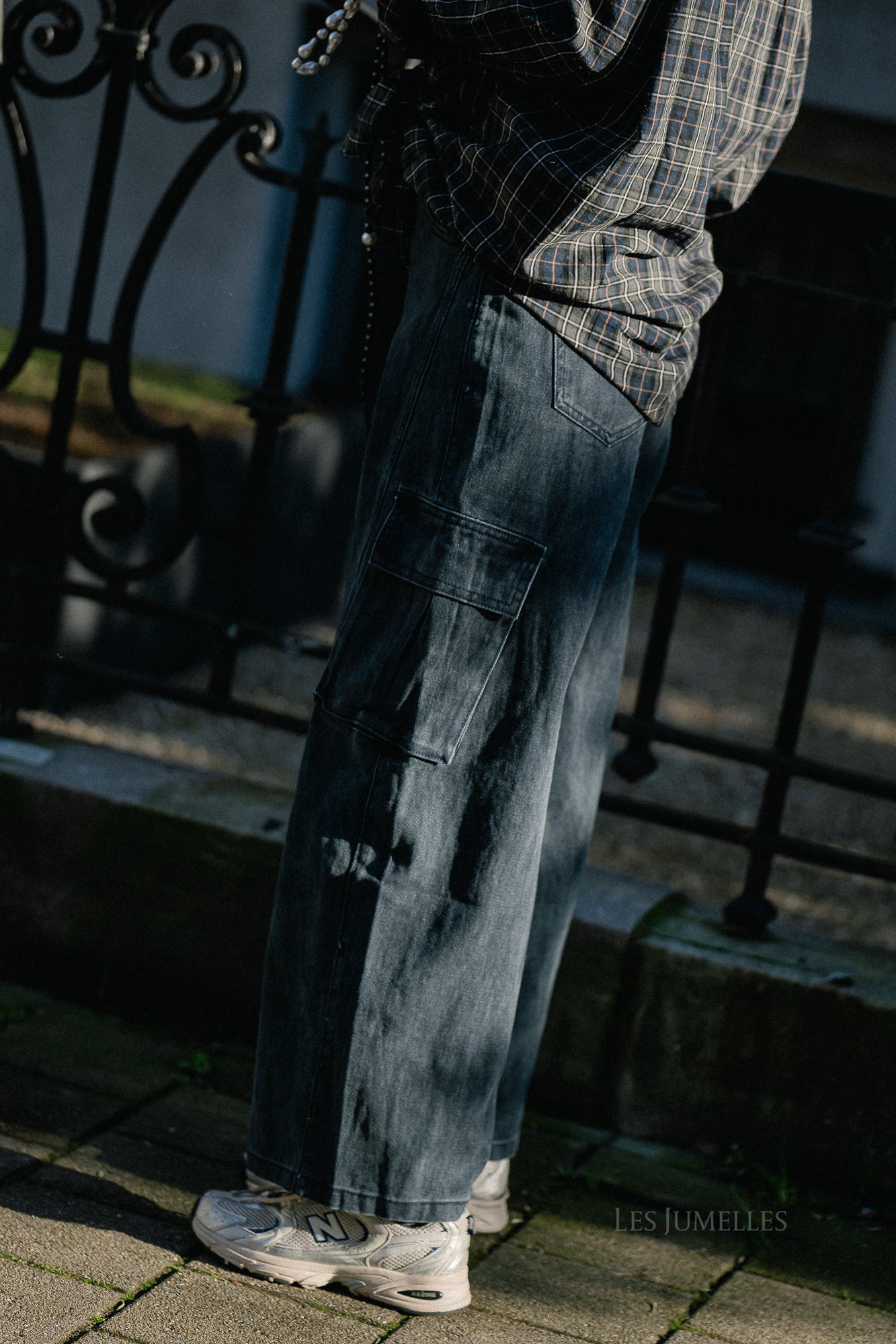 Alice cargo jeans washed night sky