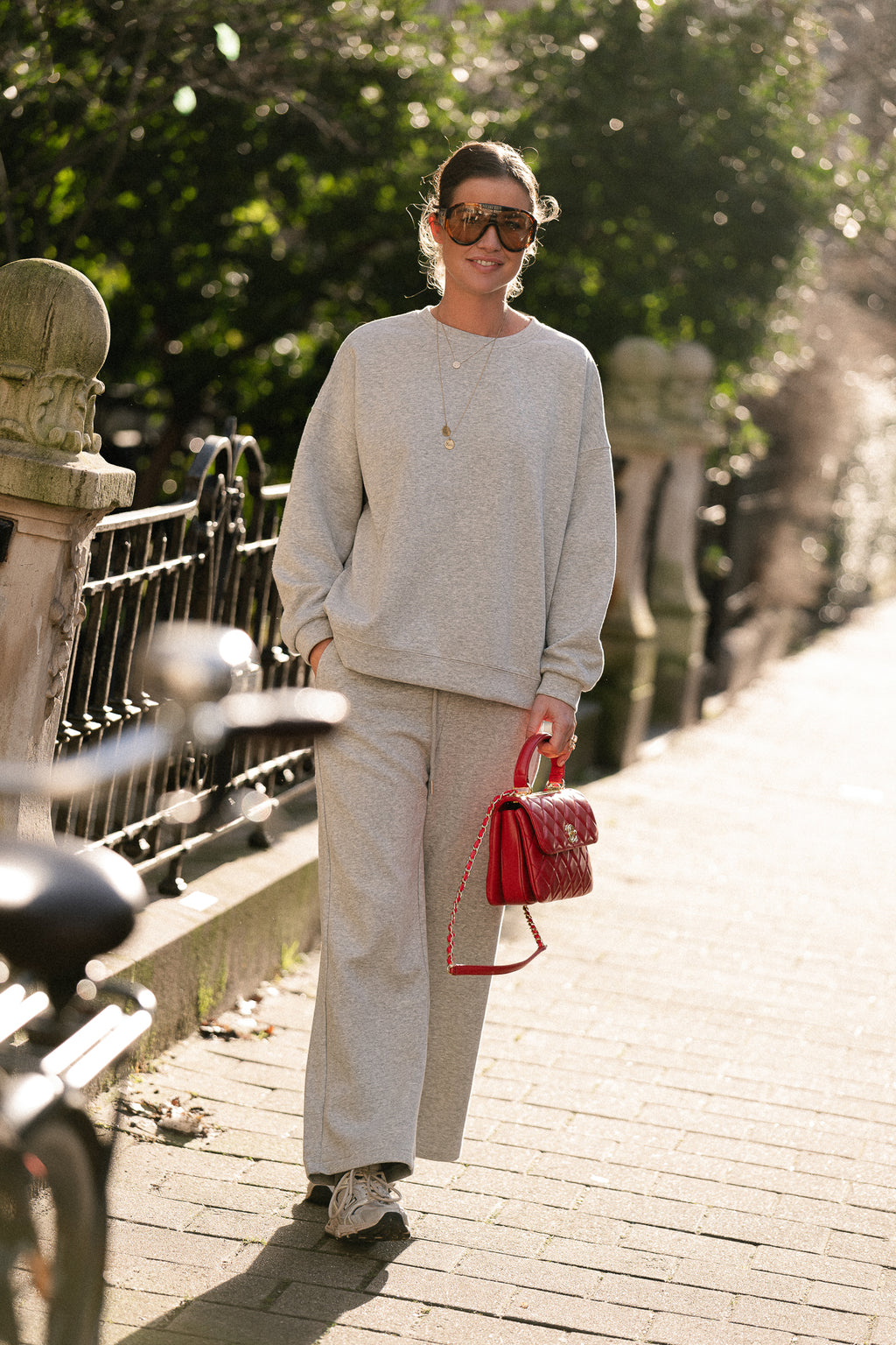 Pull Anaïs gris chiné